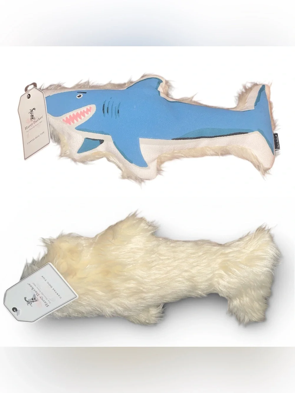 Harry Barker Shark Canvas Toy Large NWT